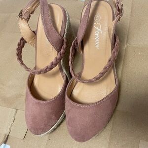 Forever Mauve Espadrille Flats